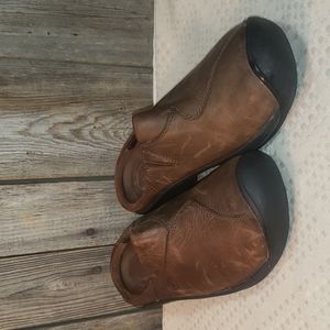 Keen Concord Cascade Brown Stitch Pebbled Clog Shoe Mule Womens US Size 11